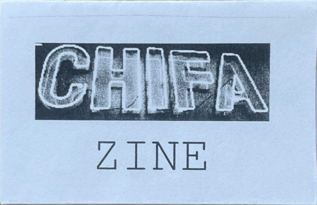 The cover of "Chifa Zine" (minizine size).