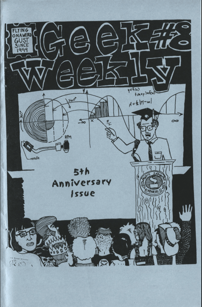 The cover of "Geek Weekly #8: 5th Anniversary Issue" (digest size).